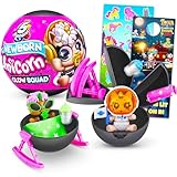 Zuru 5 Surprise Unicorn Squad Series 6 Mystery Set - Surprise Mini Glow Squad Unicorn Mystery Bundle with Stickers, More (Unicorn Collectible Toys)