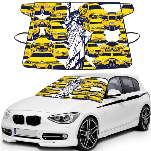 Protector de parabrisas para coche Nueva York ideal para noches de helada