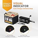 Power Queen 14.6V 10A LiFePO4 Battery Charger, 2-Stage Automatic Smart Battery Charger and Maintenance, LiFePO4 Lithium…