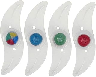 OMMO LEBEINDR Fahrrad-Speiche-Licht, wasserdicht Fahrrad-Rad-Rim-Licht mit 3 glühend Blitzmodi Neon-Lampen für Sicherheit ...