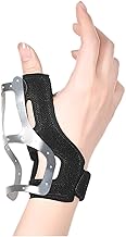 happykau Wrist Thumb Supporter, Thumb Base Support, Thumb Fastener, Finger Wrap, Thumb Base Support, Folding Aluminum Fixation, Left and Right Hand, Sports, Housework, Childcare, Computer Work