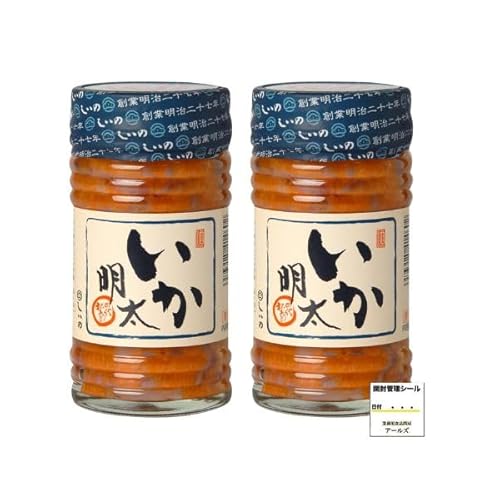 しいの食品 いか明太 130g 2本 セット 珍味 ご飯のお供 ギフト 父の日 イカ明太 塩辛 いか塩辛 瓶 プレゼント オリジナルステッカーセット