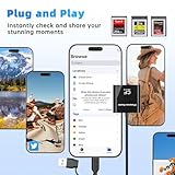 CFExpress Type B Card Reader with USB 3.2 (Gen 2) 10Gbps, USB-C & USB-A 2-in-1 Type B CFexpress Adapter, CF Express Type B Card Reader Compatible with Windows/Mac/Linux/Android(Not for XQD Card) - Image 6