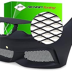 G94 - NEGRO Alu Mesh Race malla Raza parrilla de malla Rejilla de aluminio para coche para el parachoques, spoiler, rejilla de ventilación