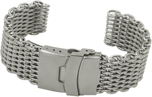 Mesh Watch Band Shark Mesh Watch Mesh Watchband Mens Scrub Cap Women Stainless Steel Watch Band Watch