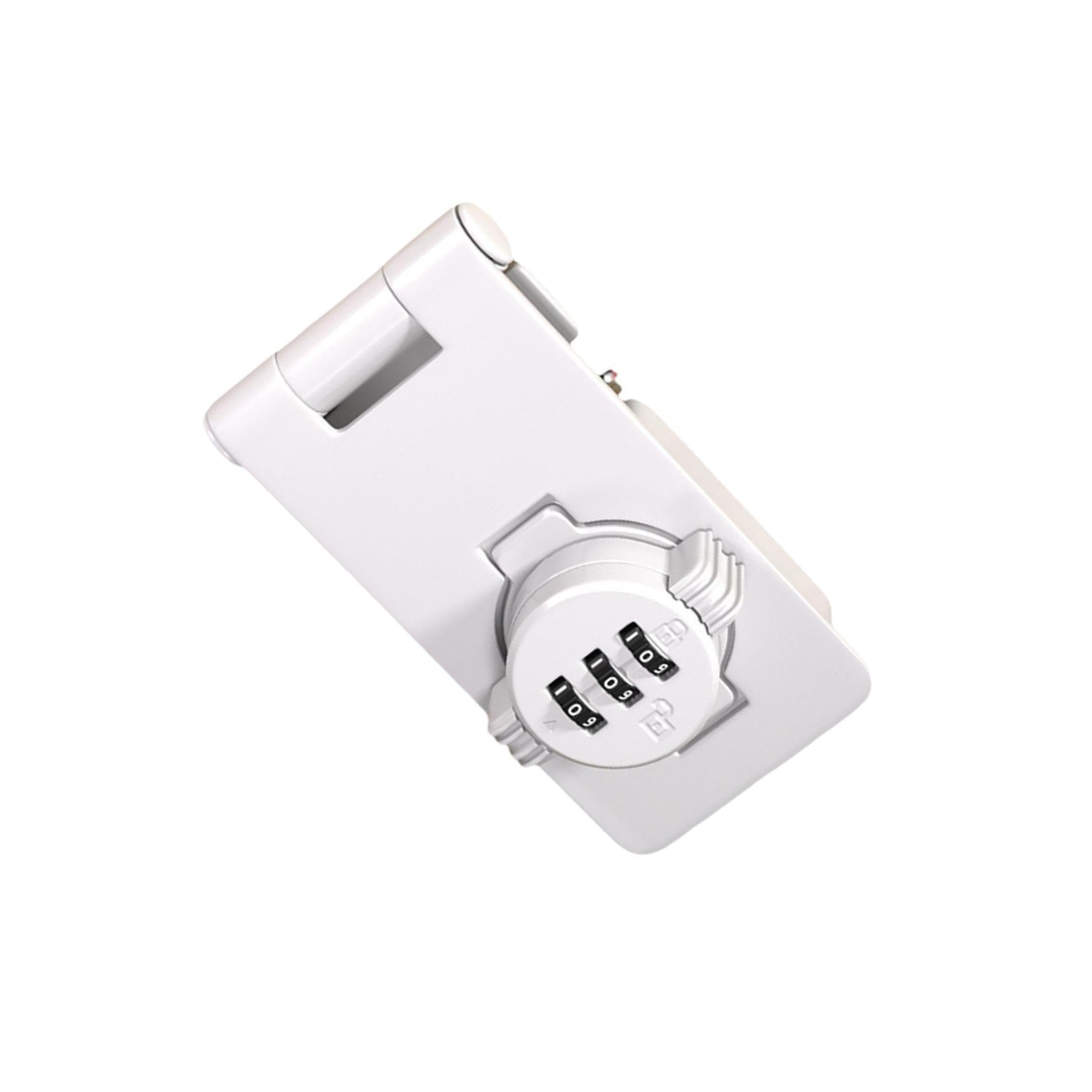 QUILSTM Secure Cabinet Combination Lock Keyless Password Reliable Iron Zinc Alloy Durable Hasp for All Security Needs Cabinet Combination Lock Barn Door
