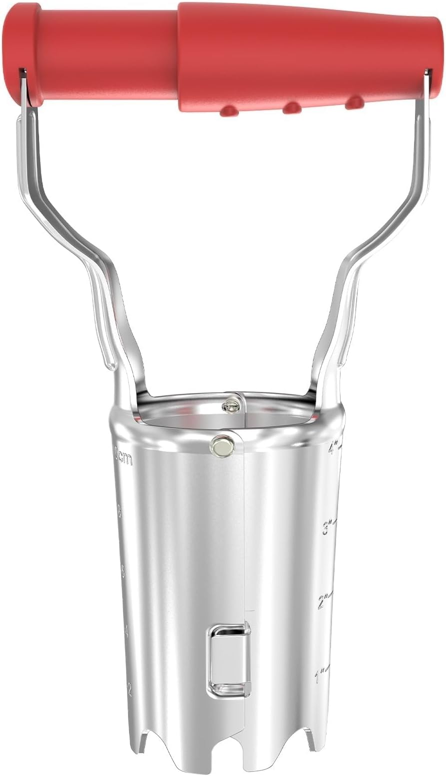 THE WHITE SHOP Bulb Planter with Depth Mark- Ideal Bulb Transplanter for Planting/Digging - Automatic Soil Release Seed Planting Tool for Planting Tulip, Daffodils, Dahlias and More