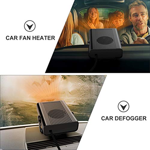 CLISPEED Aquecedr de Carr24V Ventiladres de CarrPrtáteis Descngeladr Descngeladr Dispsitivde DegelPr