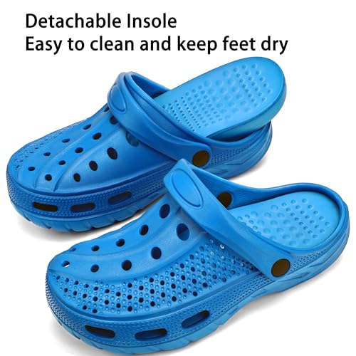Image of INMINPIN Mens Womens Garden Clogs Shoes Beach Slippers Pool Water Sandals with Comfortable Arch Support Insole