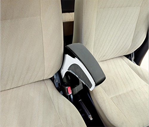Image of Auto Pearl Black Chrome Armrest Console Box Compatible with - I10 Grand