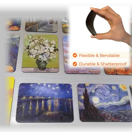 Imanes decorativos grandes para refrigerador, set de 6 miniatura 5