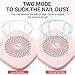 MelodySusie Professional Classic Nail Dust Collector with Powerful Suction, SPro 4000RPM Nail Vacuum Fan with 2 Suction Modes & Reusable Filter As An Essential Tool for Nai Tech &Salon Use,Pink