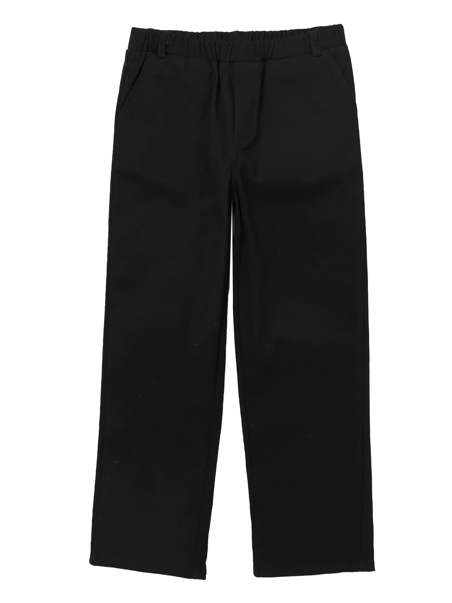 Manyakai Pantalones de Traje Vestir para Niños Pantalones de Uniforme Escolar Pantalones Largo de Formal para Fiesta Boda Comunión Bautizo 1-18 Años