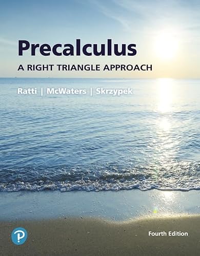 Precalculus: A Right Triangle Approach plus MyLab Math with Pearson eText -- 24-Month Access Card Package (What's New in Precalculus)