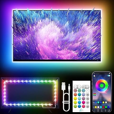 KANTUTOE 16.4ft LED TV Lights Cover