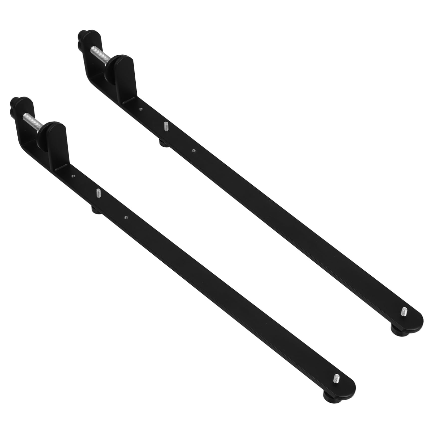 KALLORY Desk Stand Clamps 2pcs Heavy Duty Bracket for Wall Mount Countertop and Pegboard Organization