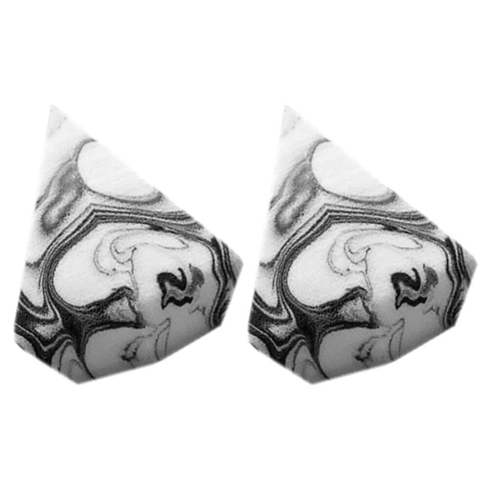 NOLITOY 2pcs Makeup Powder Puff Marble Pattern Beauty Wonder Blender Cosmetic Face Painting Blending Applicator Puffs Foundation Cosmetic Applicator