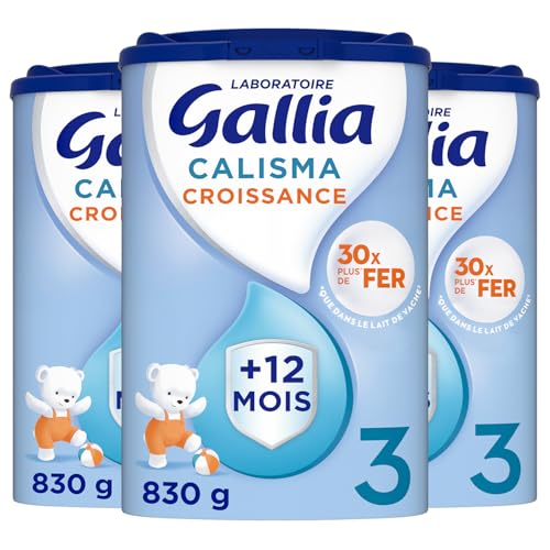 Laboratoire Gallia Calisma Croissance 830g X3