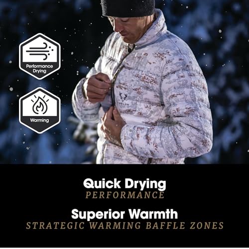 FORLOH Men's ThermoNeutral Down Hunting Jacket - Water Repellent Insulated Hunting Clothes/Warm, Breathable, Quick Dry3