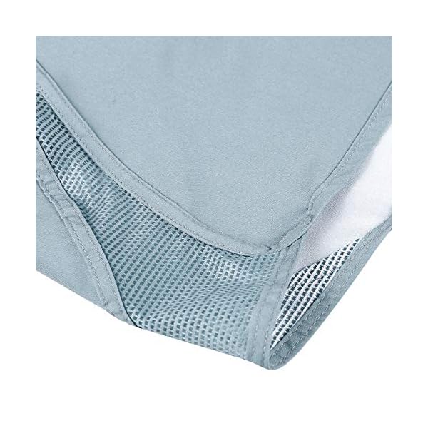 CzDolay Sportswear Shorts Women's Layered Workout Shorts with Pocket Active Shorts for Yoga Running (Gray, Large)