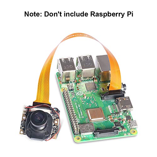 for Raspberry Pi 3 Model B+ Camera Module Automatic IR-Cut Switching Day/Night Vision Video Webcam Adjustable Focus 5MP OV5647 Sensor 1080p HD for Raspberry Pi 2/3 Model B Model A A+ Zero/Zero W - Thumbnail 6