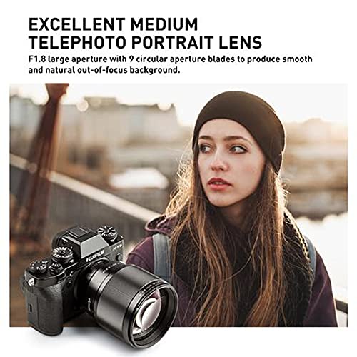 VILTROX 85mm F1.8 X Full Frame Autofokus Portrait Objektiv für Fujifilm X-Mount Kamera X-T3 X-T2 X-T30 X-T20 X-T10 X… – Bild 4