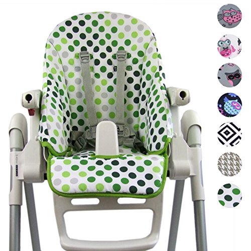 Bambiniwelt - Funda De Repuesto, Cojín De Asiento, Funda Para Peg Perego Zero3 Y Siesta Design Puntos Pistachos Xx Bambiniwelt - Funda De Repuesto, Cojín De Asiento, Funda Para Peg Perego Zero3 Y Siesta Design Puntos Pistachos Xx