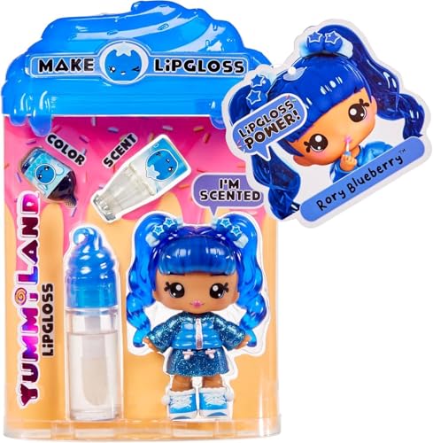 Muñeca Yummiland Lipgloss Doll Rory Blueberry de 10-12 in miniatura 4