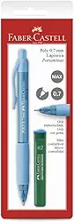 Lapiseira Poly 0.7mm Mix, Faber-Castell, SM/07POLYM, Multicor