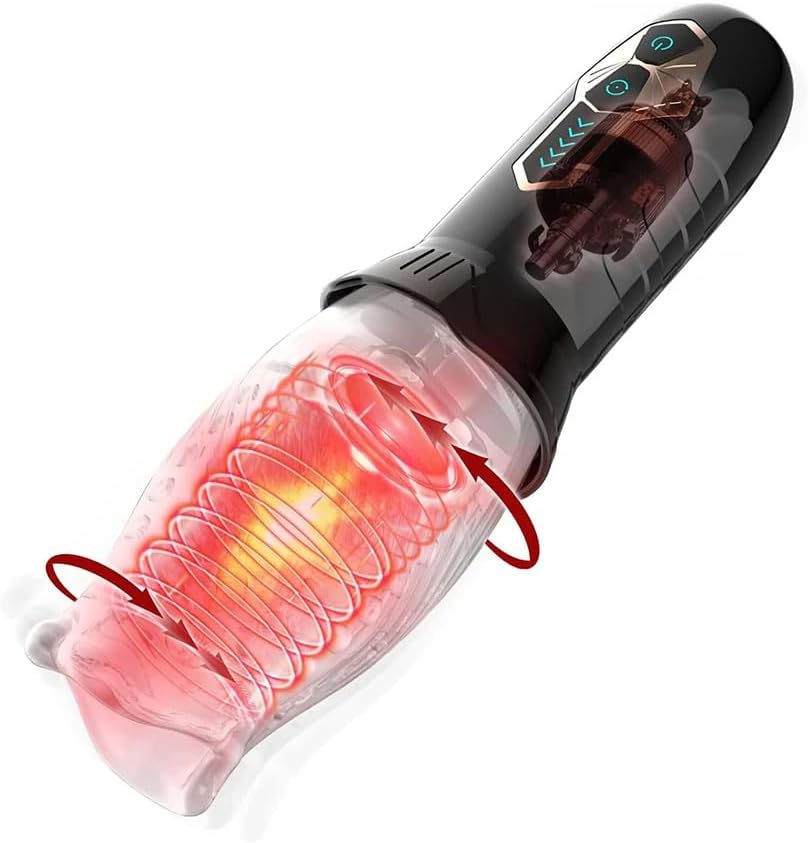 Men Masturebstor Machine Automatic 10 Vibration 5 Rotation Male Masterburtor Masterburters Pocket Thrusting Devices Adult Toy Auto Bj Pocket Puzzy Tight Electric Mastuberater Men