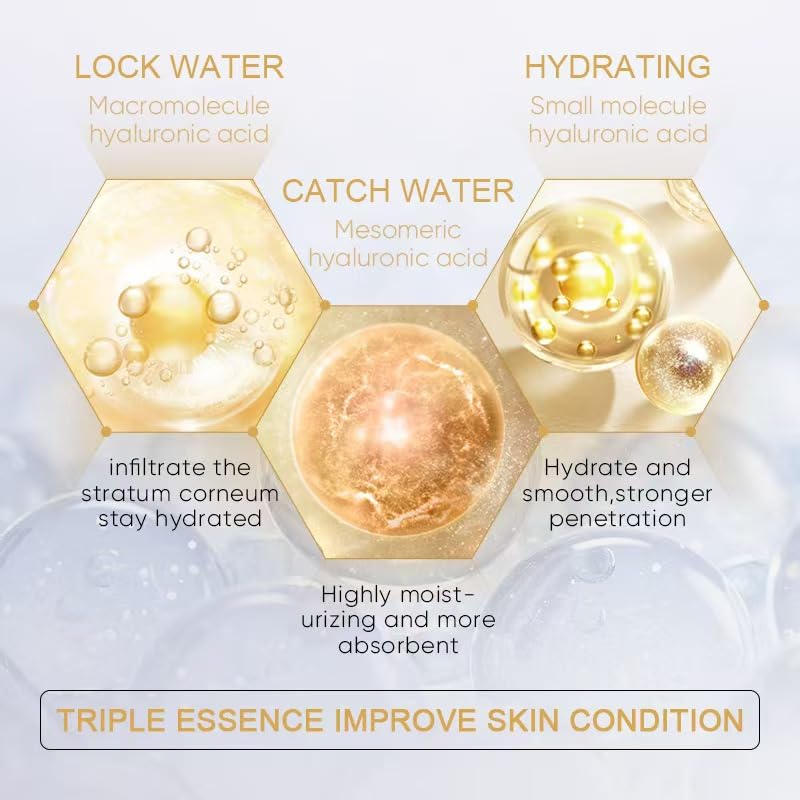 Miniatura 5 de Suero facial con vitamina C al 23%  Iluminador, reafirmante, hidratante, corrección de manchas oscuras y suero de células madre antienvejecimiento