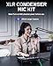 ALABS Fxcaster Podcast Equipment Bundle - All-in-One Podcasting Starter Setup with 7-Channel Soundboard, Audio Interface, and 25mm Diaphragm XLR Microphone for Live Streaming, Recording, and TikTok