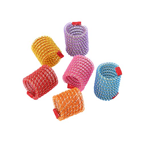 Brinquedo de mola para gatos Suxgumoe, 5 peças coloridas para animais de estimação e gatos interativ