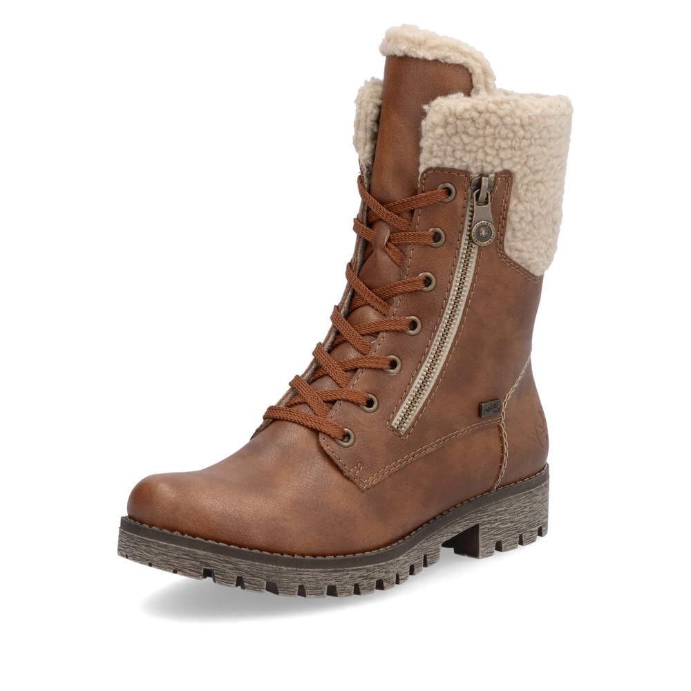 Rieker Damen Schnürstiefeletten 78522, Frauen Stiefeletten