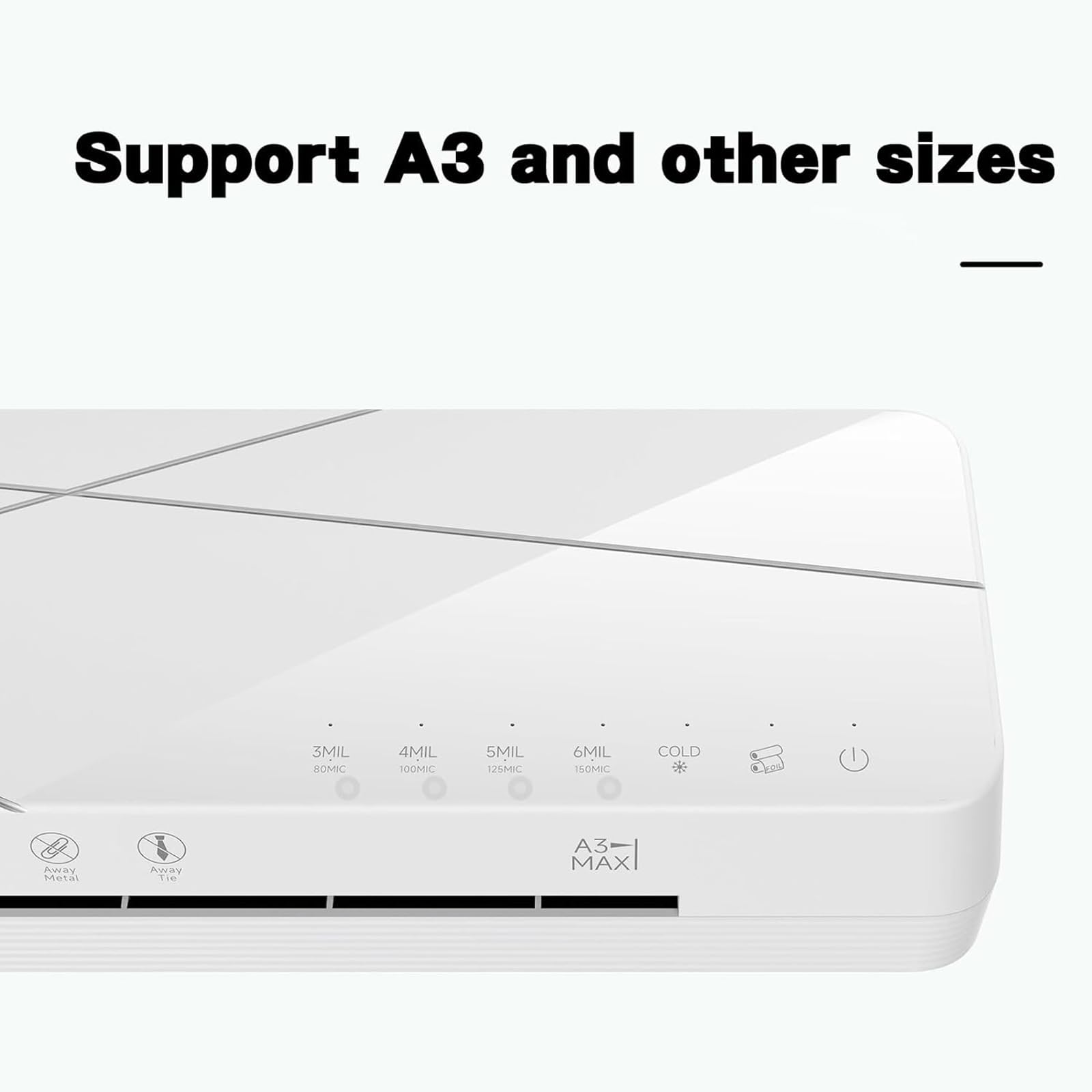 Plastificatrice A3, Laminazione A Caldo E A Freddo Con Controllo Touch, Rilascio Abs, 320–355 Mm/min Per Foto, Documenti E Poster