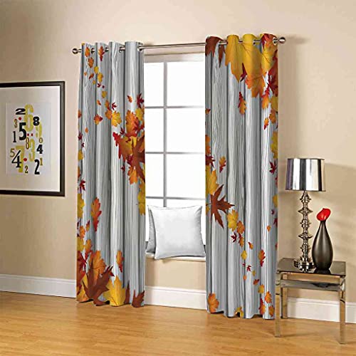 Rideau occultant à oeillets en polyester lourd thermique 200x160