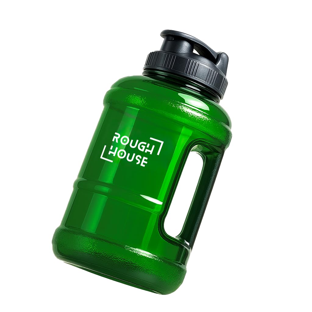 Roughhouse 2.5L Gallon Water Bottle – Leak-Proof, BPA-Free Gym Jug with Carry Handle & Flip-Top | Stay Hydrated During Workouts, Sports & Travel | Built for Hard-Hitting Athletes-image-8