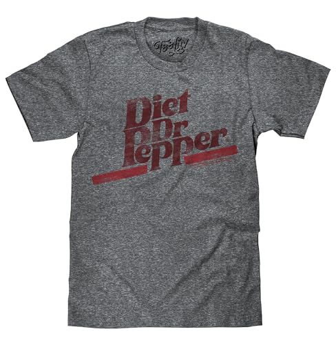 Tee Luv Men's Faded Diet Dr Pepper Shirt