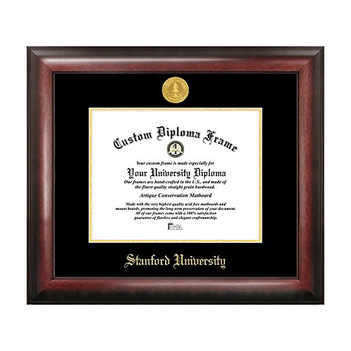 Campus Images Stanford University Gold Embossed Diploma Frame