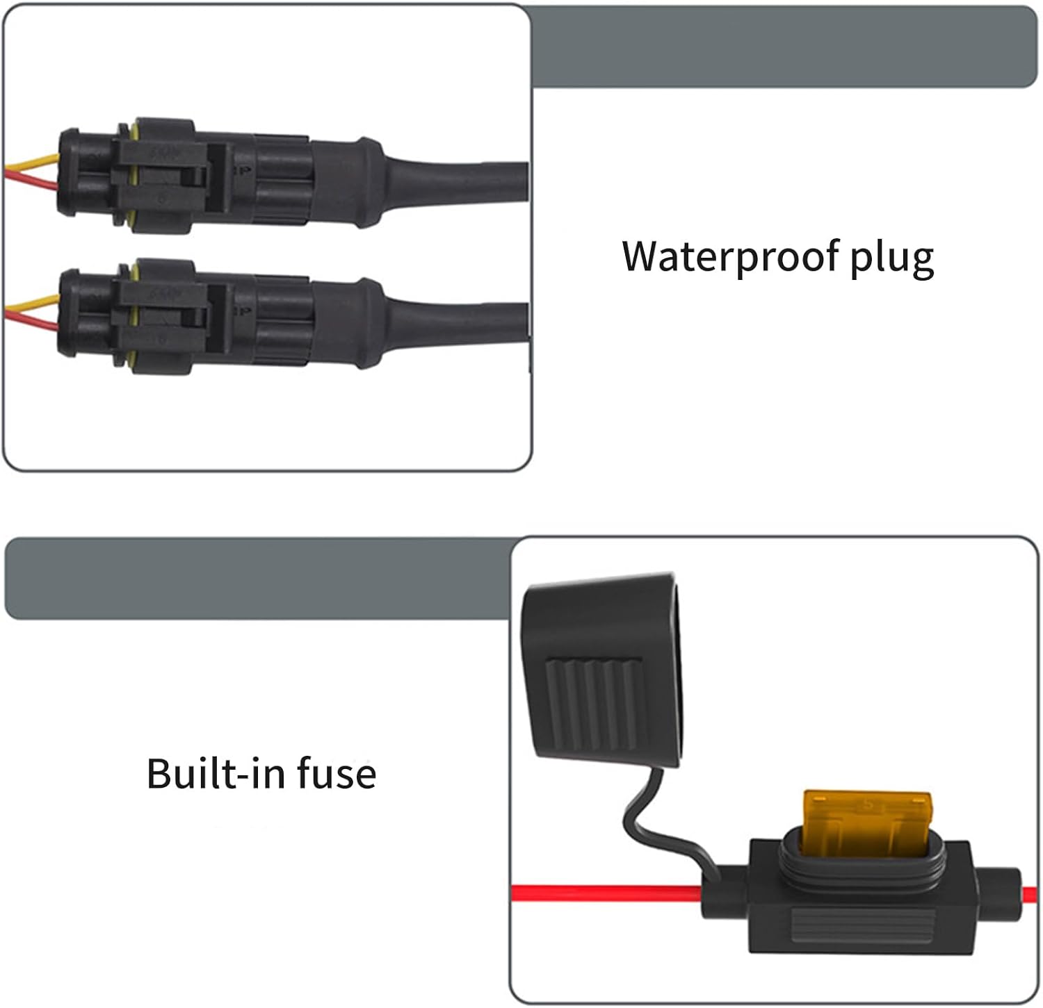 Multiple Temperature Motorcycle Handlebar Heated Hand Grips with Memory Feature Fit for Cold Weather Rides Long Journeys