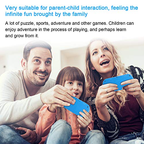 Handheld Game for Kids - FAMILY POCKET RS16 Portable Classic Controller 260 Game 2.5 inch LCD Retro Arcade Video Game System Children's Birthday Gift (Blue) — view 6