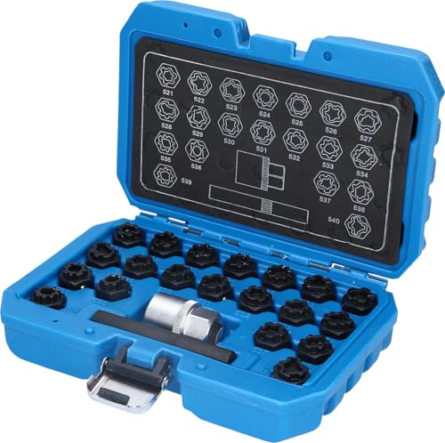 BRILLIANT TOOLS BT691390 Gamme de systèmes antivol pour VW, 22 pcs [Powered by KS TOOLS]