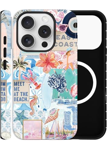 Coque iPhone 16 Pro MagSafe look plage et océan pour vos vacances d'été