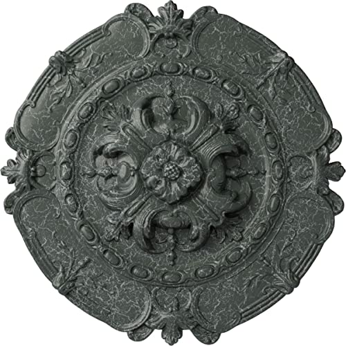 Ekena Millwork CM16SOAGCDecorative Ceiling Medallions Modeled After Original Historical Patterns & Designs, Athenian Green Crackle