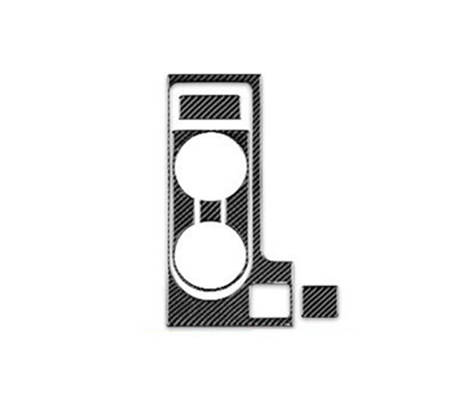 Car Central Control Water Cup Holder Cover LHD RHD Trim Sticker for Subaru for Impreza 2009 2010 2011 Anti-dust(RHD a)