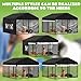 Wesnoy Outdoor Dog Kennel Cover 6.5'D x 6.5'W x 6'H Full Coverage 600D Oxford Fabric Windproof Waterproof Protection Anti UV with Clear PVC Window for Dog Kennels, Cover Only
