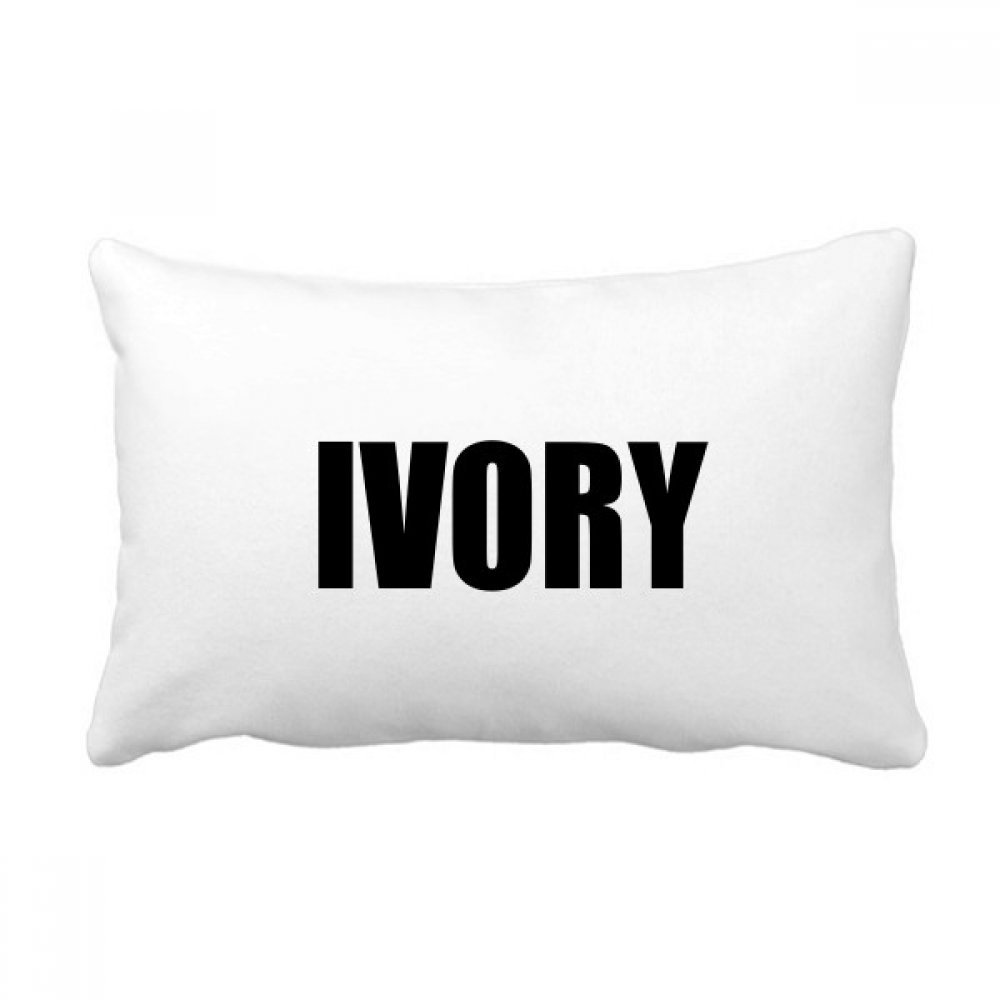 Coussin oreiller lombaire couleur ivoire cadeau idéal pour salon