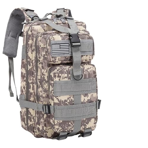 MSWgjYRQ Mochilas de mano para hombre, 25 L/50 L, de nailon resistente, impermeables, tácticas, para deportes, senderismo, pesca, caza, camping, senderismo, mochila al aire libre, bolsas de hombro, 25
