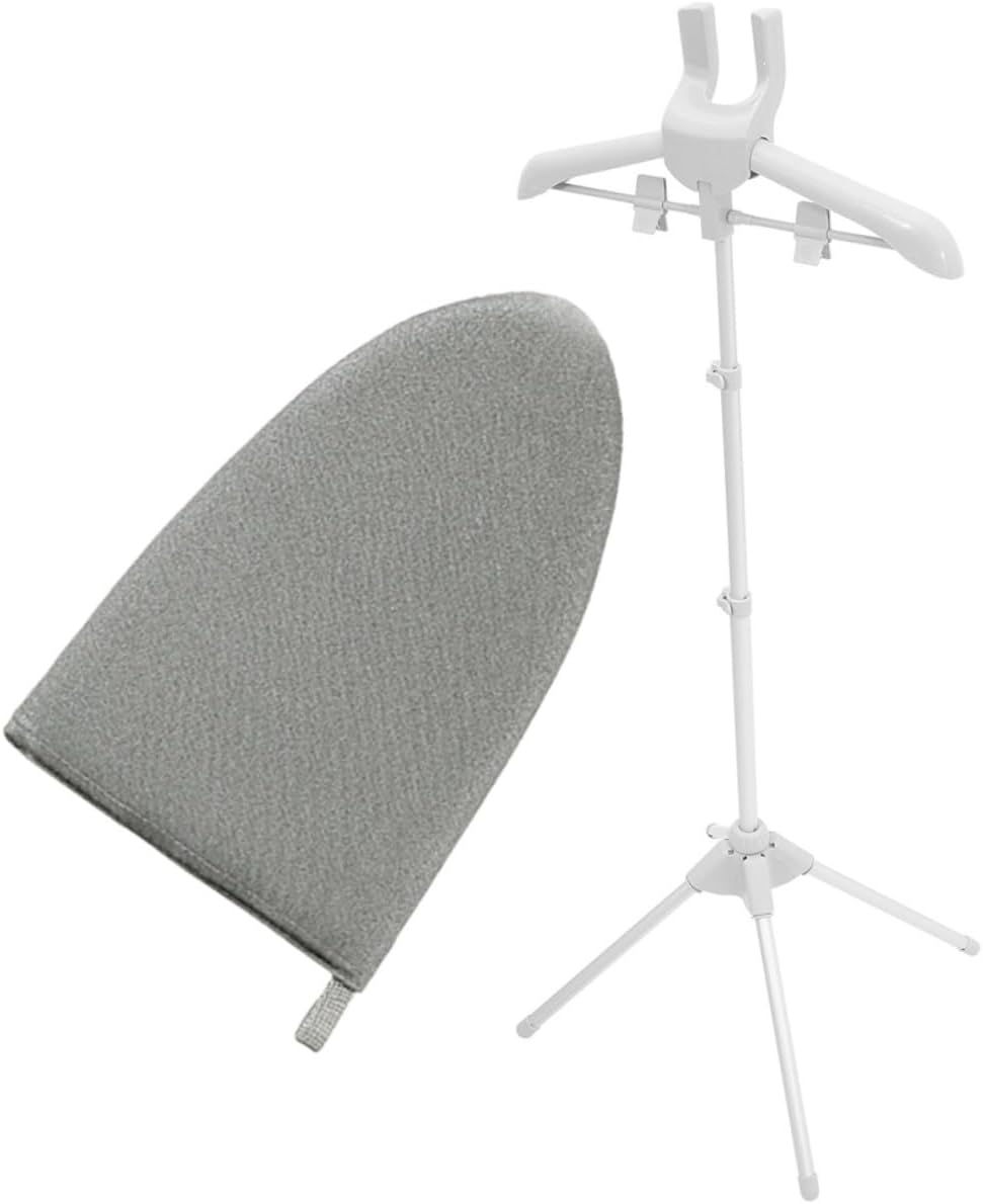 Telescopic Garment Hanger Ironing Steamer Bracket Adjustable Clothes Rack Foldable Hanger Stand for Ironing and Displaying Clothes Suitable for Home and Travel