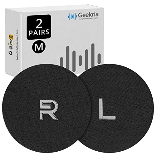 Geekria 2 works Mesh Fabric Headphones Ear Covers, Product Safety Certified